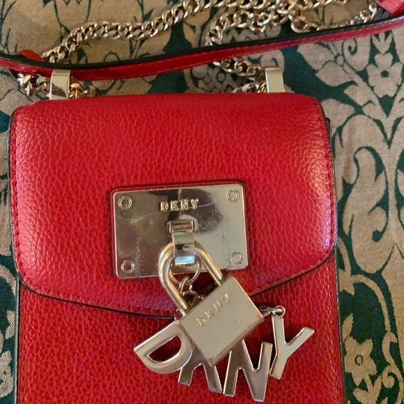 DKNY Phone leather Crossbody bag - Picture 2 of 4